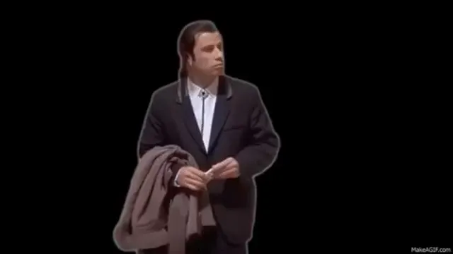 Confused Vincent Travolta