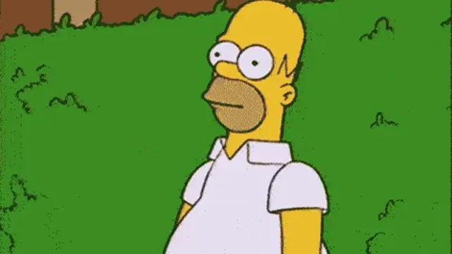 Homer Fades into Bush