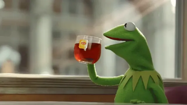 Kermit Sipping Tea